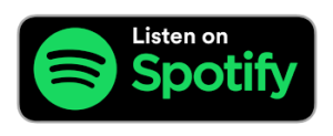 listen on spotify black and green logo